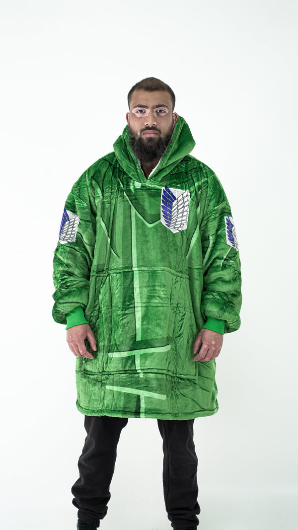 AOT Inspired Blanket Hoodie