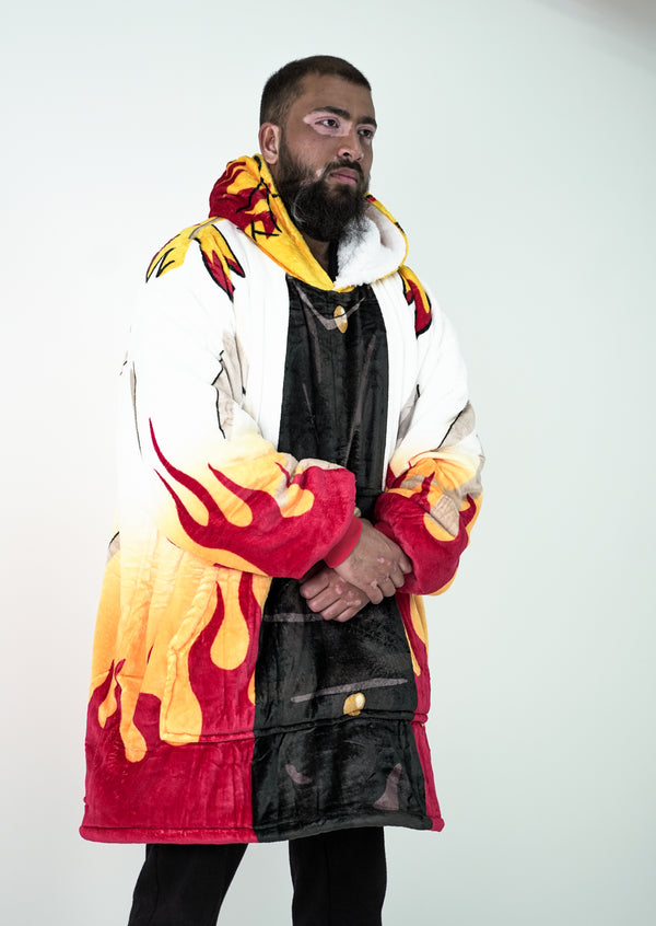 Demon Man Inspired Blanket Hoodie