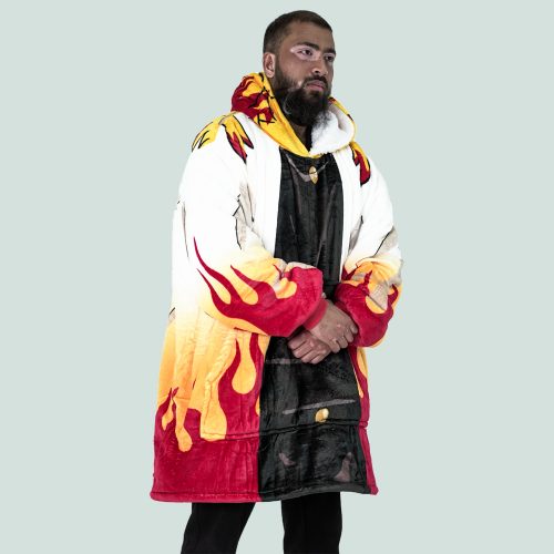 Fire Warrior Blanket Hoodie